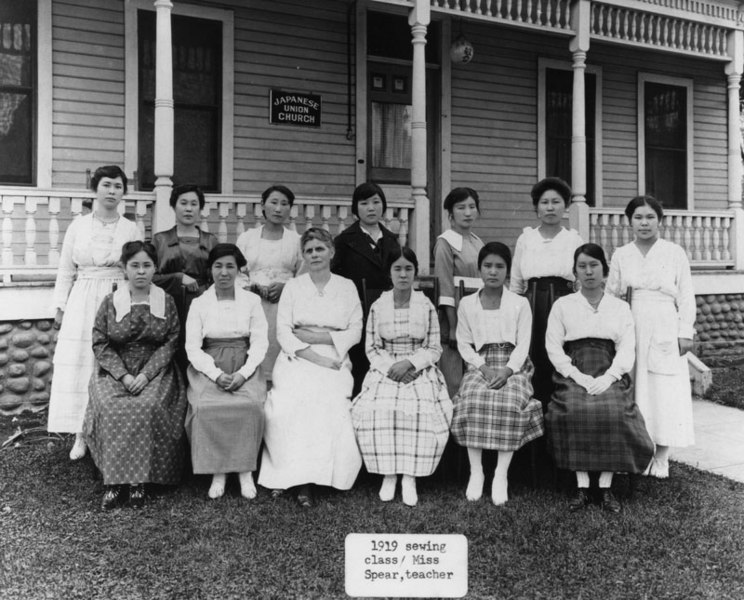 File:Sewing class at the Japanese Union Church.jpg