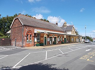 Shanklin railway station Railway station on the Isle of Wight, England