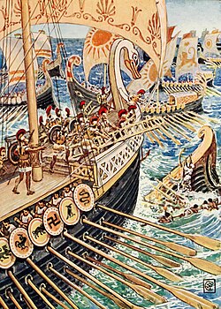 Ship dashed against ship, till the Persian Army dead strewed the deep like flowers.jpg