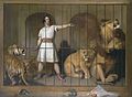 Landseer - Portrait of Mr. Van Amburgh, As He Appeared with His Animals at the London Theatres (1846)