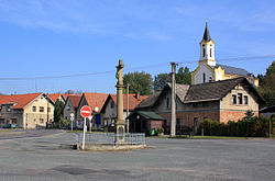 Zentrum des Dorfes