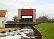 Stuw in Twentekanaal (Sluis Eefde)