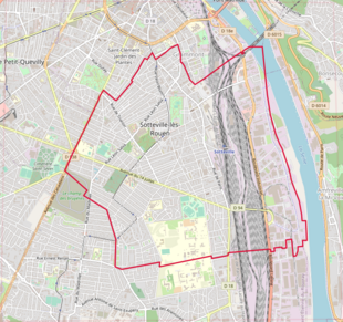 Sotteville-Lès-Rouen: Géographie, Urbanisme, Toponymie