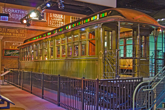 South Side Elevated Railroad car #1—one of the cars that Frank Sprague converted to MU operation in Chicago