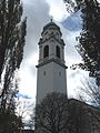 Turm der ursprünglichen Stadtpfarrkirche auf Balanstr. 20