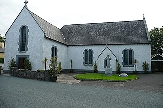 Islandeady Village in Connacht, Ireland