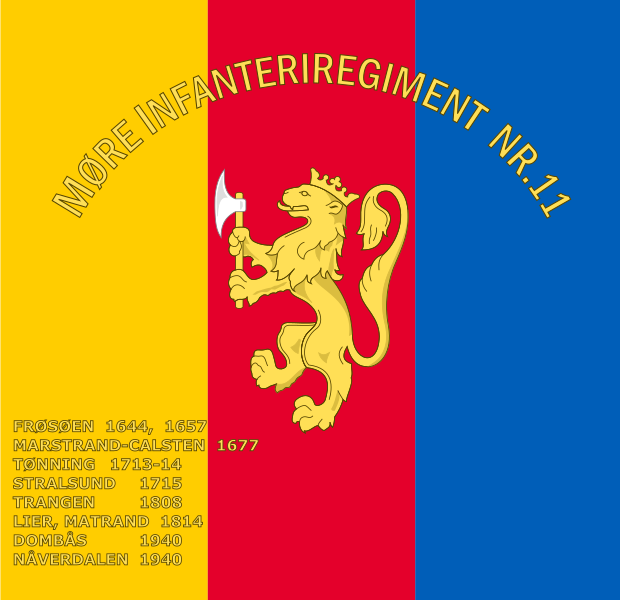 File:Standard of the Møre Infantry Regiment No.11.svg