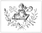 Emblema de la Orden de las Agustinas Descalzas