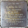 Stolperstein Rose, Klara - Mittelstr.  10, Sehnde.jpg