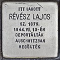 Stolperstein für Lajos Revesz (Nagykőrös).jpg