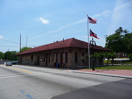 Railroad depot