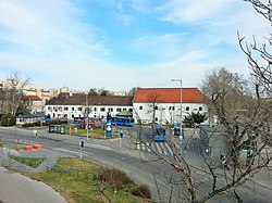 A Szentlélek tér az Árpád hídról nézve (2021)