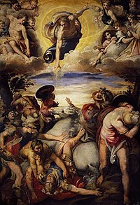 Taddeo Zuccari's Conversion of Saint Paul in the Church of San Marcello al Corso Taddeo Zuccari, Conversione di san Paolo, San Marcello al Corso, 1564-1566.jpg