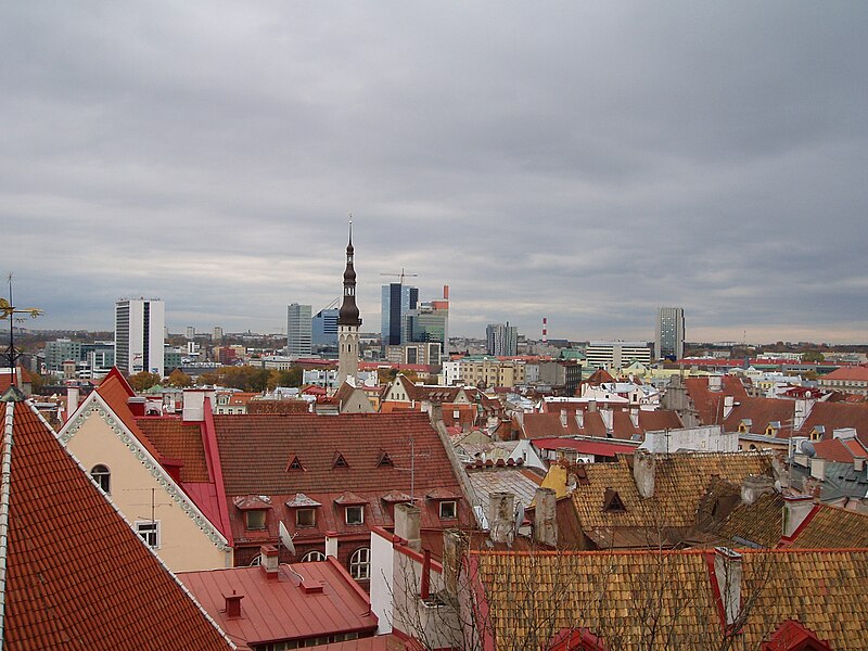 File:Tallinn Old and New from Kohtuotsa Viewing Platform Tallinn 26 October 2006.jpg