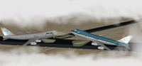 第3話「ボーイング747の衝突事故」 テネリフェ空港ジャンボ機衝突事故の衝突時のCG