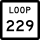 Indicatorul autostrăzii State Loop 229