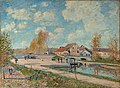 The Bourgogne Lock at Moret, Spring, Alfred Sisley