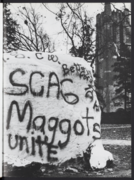 At its former location near Beaumont Tower, 1979