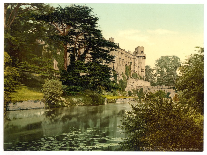 File:The castle from the river, Warwick, England-LCCN2002708212.tif