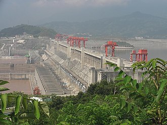 The Three Gorges Dam in 2006 Three Gorges dam.jpg