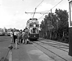 開業当初のシートン駅には駅舎がなかった（1975年撮影）