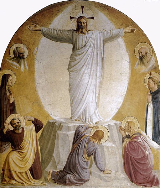 Fichier:Transfiguration by fra Angelico (San Marco Cell 6).jpg