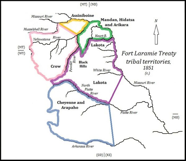 Indian land as defined by the Treaty of Fort Laramie