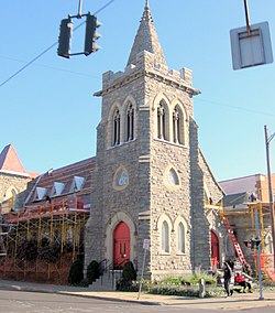 Мемориальная церковь Троицы в Бингемтоне, штат Нью-Йорк, октябрь 09.jpg