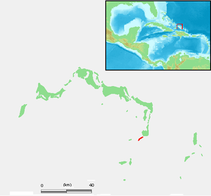 Location of the island