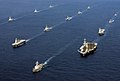 U.S. and Japanese ships at sea. (8199143311).jpg