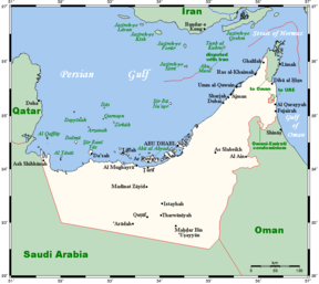 Emiratarabisk Geografi