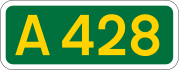 179px-UK_road_A428.svg.png