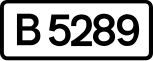 B5289 Schild