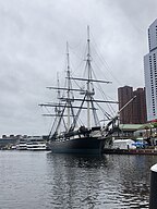 USS Constellation (1854) at Baltimore’s Inner Harbor in 2019