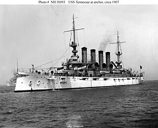 USS <i>Tennessee</i> (ACR-10) Tennessee class armored cruiser