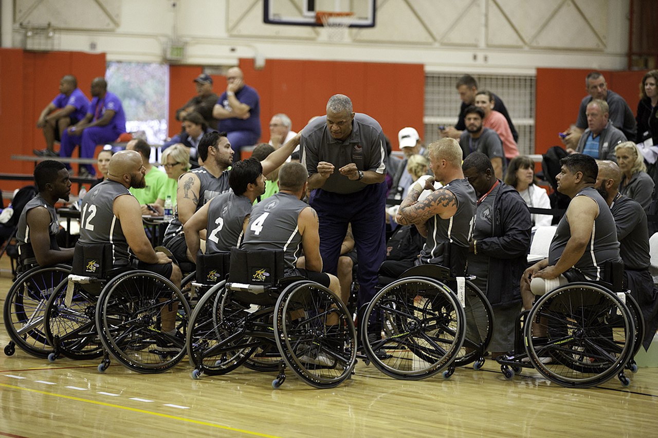 During 30. Warriors Team Благовещенск. Wheelchair Basketball. United States National wheelchair Rugby Team.