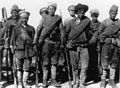 Soldats de l'Armée blanche de l'amiral Koltchak - Guerre civile russe 1919.