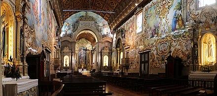 Inside Igreja de Nossa Senhora do Amparo, Válega's parish church.