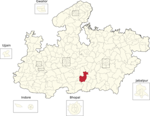 Vidhan Sabha constituencies of Madhya Pradesh (122-Junnardeo).png