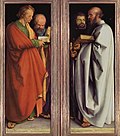 The Four Apostles, (l-r John, Peter, Mark, Paul), 1526