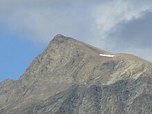 Sommet du Vieux Chaillol vu depuis le col du Viallet.