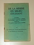 Vignette pour De la misère en milieu étudiant