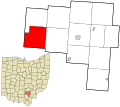 Thumbnail for File:Vinton County Ohio incorporated and unincorporated areas Harrison Township highlighted.svg