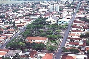 Vista parcial da cidade de Borborema (SP)