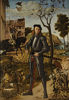 <i>Young Knight in a Landscape</i>