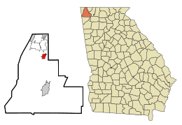 Chickamauga – Mappa