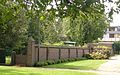 This is an image of rijksmonument number 511689 Wall of the nursery garden in Cantonspark, a park in Baarn.