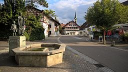 Ortscentrum i Wangen bei Dübendorf