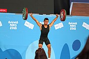 Deutsch: Gewichtheben bei den Olympischen Jugendspielen 2018; Tag 2, 10. Oktober 2018; Jungen 62 kg English: Weightlifting at the 2018 Summer Youth Olympics at 8 October 2018 – Boys' 62 kg