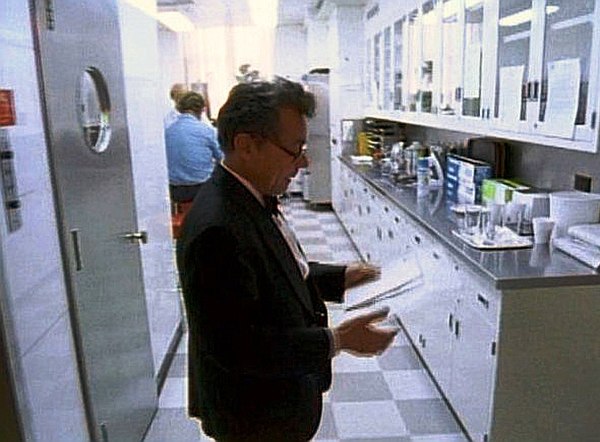 A butler in the White House Butler's Pantry.